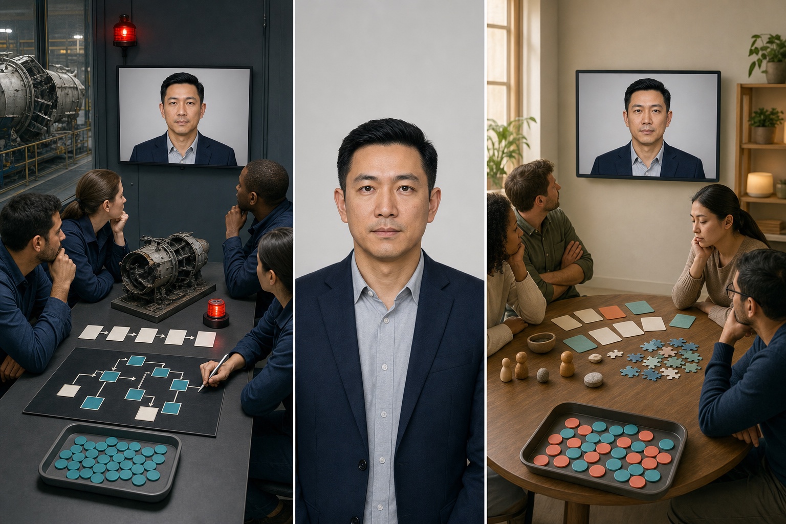 同一经理肖像面对危机协调与合作复盘两类观察目标的反应对照